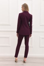 Twenty 29 Lisa Blazer - Black/Bordeaux - Image 2