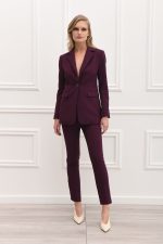 Twenty 29 Lisa Blazer - Black/Bordeaux