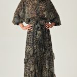 Eveleya Golden Twilight Maxi Skirt