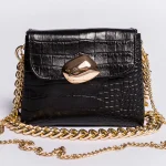 Clic Jewels Maya Minibag - Black croco