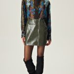 Eveleya Emerald Allure Croco Skirt