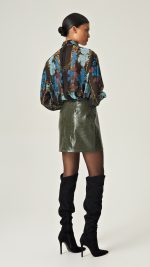 Eveleya Emerald Allure Croco Skirt - Image 3