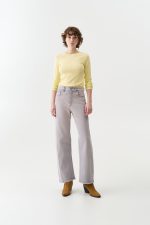 Lumina Jeans with seam - Grey - Image 2