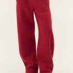 Lumina Track Fleece Pant – Red