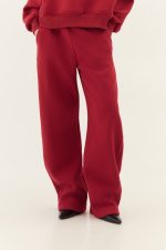 Lumina Track Fleece Pant – Red