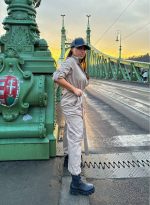 Prive Collection Cargo Jumpsuit - Beige - Image 4