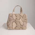 Clic Jewels Grace Minitote - Beige Python - Image 3
