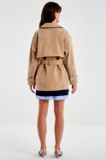 Vicolo Midi Trench Coat with stones - Image 3