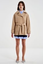 Vicolo Midi Trench Coat with stones