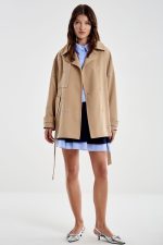 Vicolo Midi Trench Coat with stones - Image 2