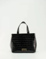 Clic Jewels Grace Minitote - Black croco