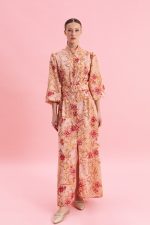 Eveleya Dusty Pink Midi Linen Dress - Image 5