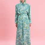 Eveleya Botanical Breeze Satin Pant