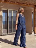 Prive Collection Amalfia Denim Top - Image 2