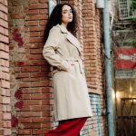 Vicolo Mid Trench Coat - Beige
