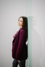 Twenty 29 Lisa Blazer - Black/Bordeaux - Image 3