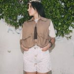 Vicolo Balloon Vest- Mocha