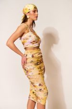 Erya Soleia Mesh Midi Skirt - Image 4