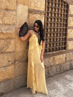 Prive Collection Vasia Maxi Dress - Yellow
