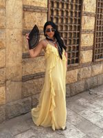 Prive Collection Vasia Maxi Dress - Yellow - Image 2