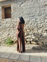 Prive Collection Linen Shirt - Beige / Brown - Image 4