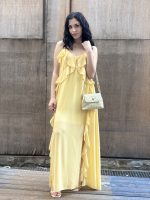 Prive Collection Vasia Maxi Dress - Yellow - Image 4