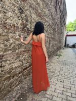 Prive Collection Vasia Maxi Dress - Burnt Orange - Image 3