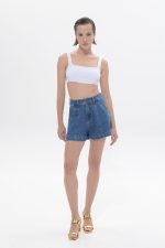 Sac & Co Britney Shorts - Mid Blue