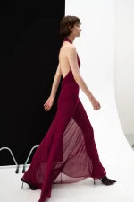 Lumina Maxi Dress - Bordeax