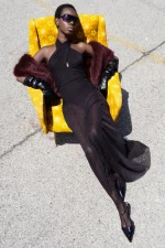 Lumina Maxi Dress - Black - Image 2