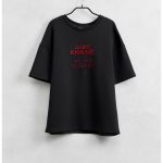 Lumina Kiss Me T-shirt - Black/Taupe/Red