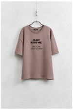 Lumina Kiss Me T-shirt - Black/Taupe/Red - Image 2