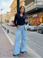 Erya Salvia Wide Leg Jeans - Image 4