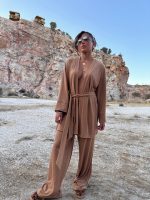 Prive Collection Nomad Pant Beige / Black - Image 2