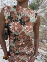 Prive Collection Rustic Rose Dress - Image 2