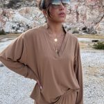 Prive Collection Nomad Blouse – Beige/Black