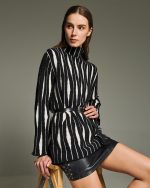 Tailor Made Rombus knit sweater – Black