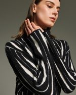 Tailor Made Rombus knit sweater – Black - Image 3