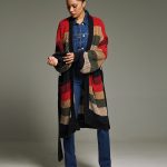 Tailor Made Stripped Long Cardigan