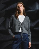 Tailor Made String Cardigan – Grey