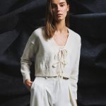 Tailor Made String Cardigan - Off White