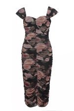 Erya Blaire Midi Mesh Dress