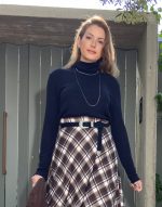 Prive Collection Vera Turtleneck- Black/Brown - Image 5