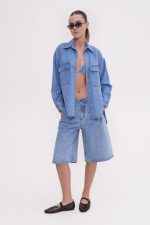 Sac & Co Veronica Jacket – Mid Blue