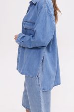 Sac & Co Veronica Jacket – Mid Blue - Image 3