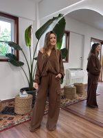 Prive Collection Chocolate Gargo Pant