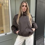 Prive Collection Cocoa Luxe Bomber Jacket