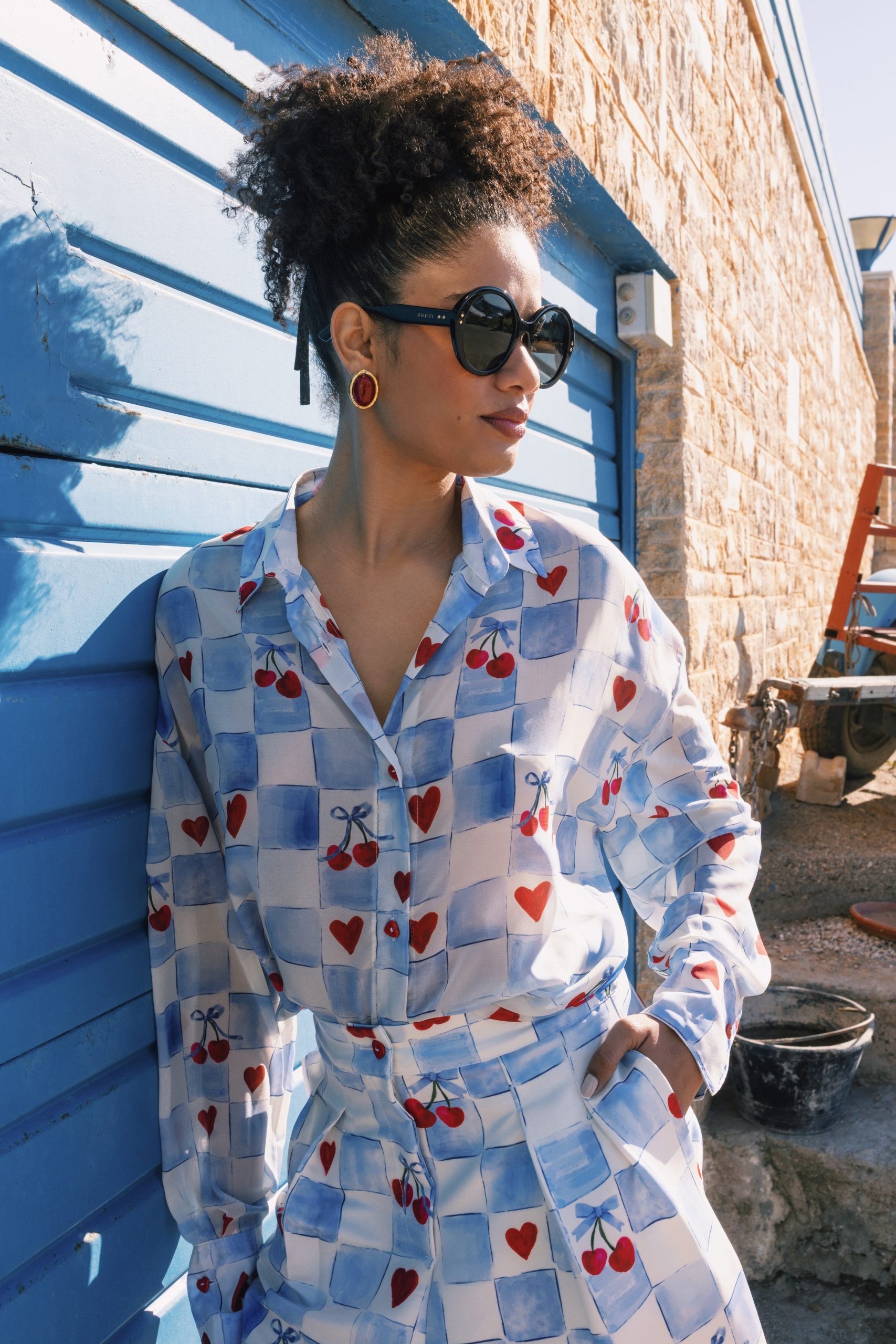 Processed with VSCO with c1 preset Mersevi Cherry Crush Shirt - Image 1