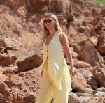 Prive Collection Elise Lace Top - Yellow - Image 3