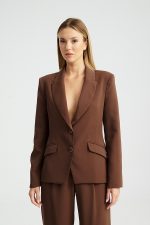 Mind Matter Naama Blazer - Brown
